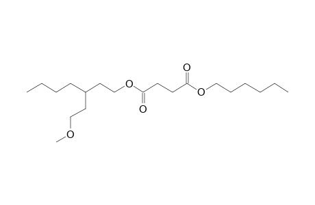 Succinic acid, hexyl 3-(2-methoxyethyl)heptyl ester