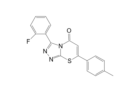 3-(2-fluorophenyl)-7-(4-methylphenyl)-5H-[1,2,4]triazolo[3,4-b][1,3]thiazin-5-one