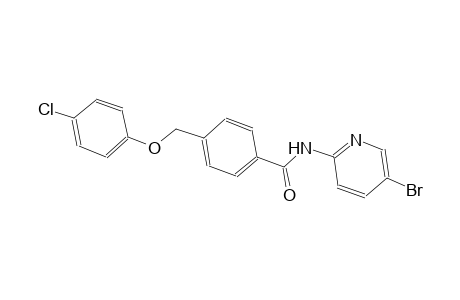 N-(5-bromo-2-pyridinyl)-4-[(4-chlorophenoxy)methyl]benzamide