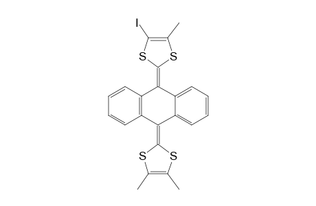 9-(4-Iodo-5-methyl-1,3-dithiol-2-ylidene)-10-(4,5-dimethyl-1,3-dithiol-2-ylidene)-9,10-dihydroanthracene