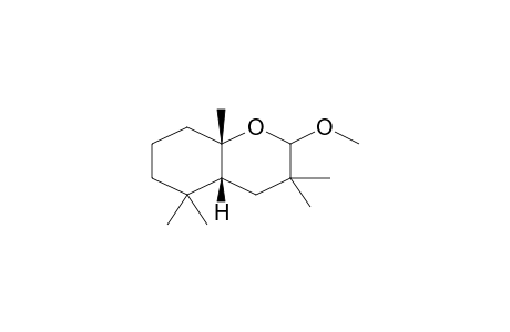 2-METHOXY-3,3,6,6,10-PENTAMETHYL-5,7,8,9-TETRAHYDRO-CIS-CHROMANE(ISOMER 1)