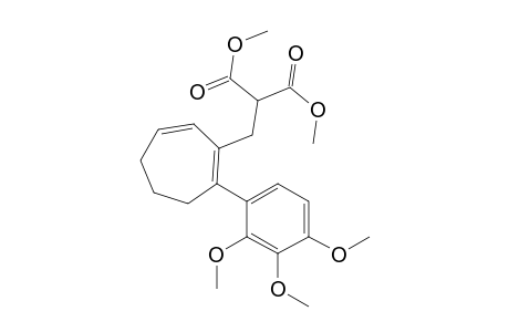 Propanedioic acid, [[2-(2,3,4-trimethoxyphenyl)-1,6-cycloheptadien-1-yl]methyl]-, dimethyl ester