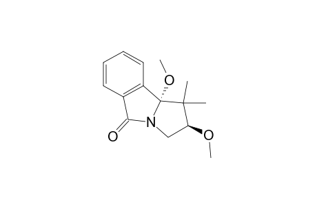 1,1-Dimethyl-9b.alpha.,2.beta.-dimethoxy-1,2,3,9b-tetrahydro-5H-pyrrolo[2,1-a]isoindol-5-one