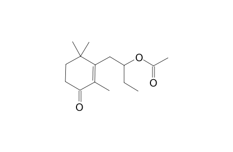 2-Cyclohexen-1-one, 3-[2-(acetyloxy)butyl]-2,4,4-trimethyl-