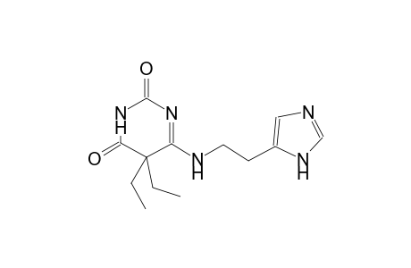 5,5-diethyl-6-{[2-(1H-imidazol-5-yl)ethyl]amino}-2,4(3H,5H)-pyrimidinedione