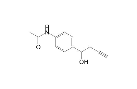 N-[4-(1-Hydroxybut-3-ynyl)phenyl]acetamide