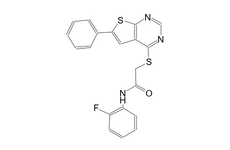 acetamide, N-(2-fluorophenyl)-2-[(6-phenylthieno[2,3-d]pyrimidin-4-yl)thio]-