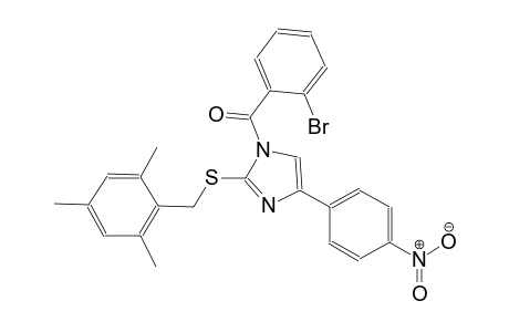 1H-imidazole, 1-(2-bromobenzoyl)-4-(4-nitrophenyl)-2-[[(2,4,6-trimethylphenyl)methyl]thio]-