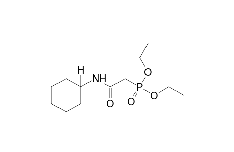 N-cyclohexylcarbanoylmethylphosphonic acid, diethyl ester