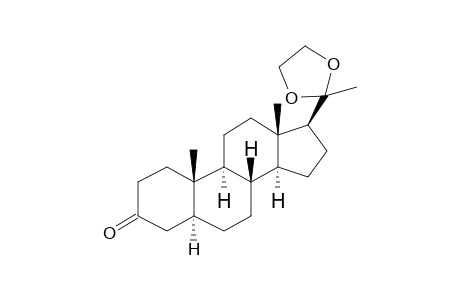 5α-Pregnan-3,20-dione 20-ethyleneketal