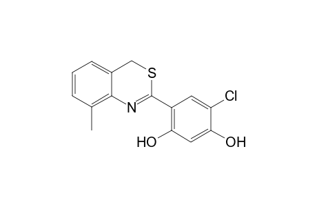 2-(5-Chloro-2,4-dihydroxyphenyl)-8-methyl-4H-3,1-benzothiazine