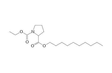 l-Proline, N-ethoxycarbonyl-, decyl ester