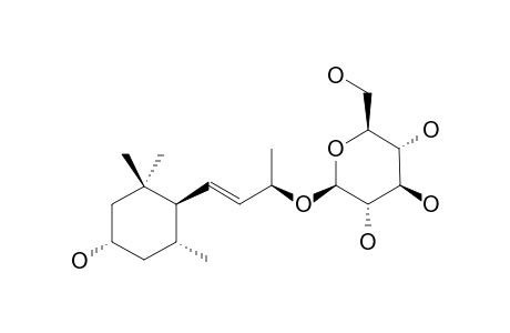 SEDUMOSIDE-F1;SARMENTOL-F-9-O-BETA-D-GLUCOPYRANOSIDE