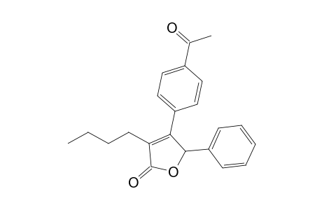 4-(4-Acetylphenyl)-3-butyl-5-phenylfuran-2(5H)-one