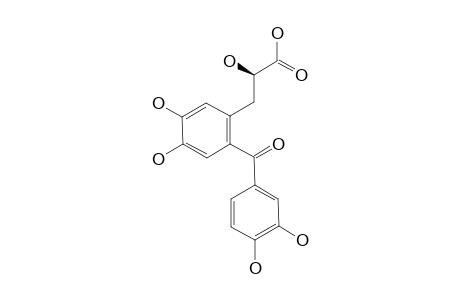 RANUNCULONE-C;(R)-3-[2-(3,4-DIHYDROXYBENZOYL)-4,5-DIHYDROXYPHENYL]-2-HYDROXYLPROPANOIC-ACID