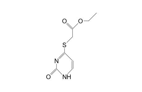 4-Ethoxycarbonylmethylthio-uracil