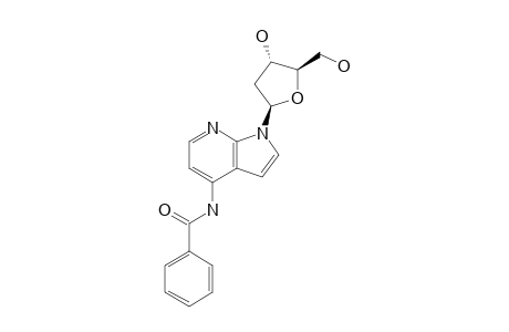 4-(BENZOYLAMINO)-1-(2'-DEOXY-BETA-D-ERYTHRO-PENTAFURANOSYL)-1H-PYRROLO-[2,3-B]-PYRIDINE