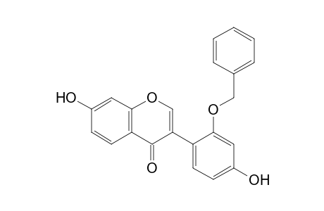 4H-1-Benzopyran-4-one, 7-hydroxy-3-[4-hydroxy-2-(phenylmethoxy)phenyl]-