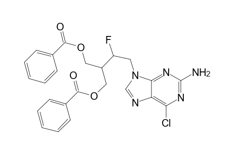 1,3-Propanediol, 2-[2-(2-amino-6-chloro-9H-purin-9-yl)-1-fluoroethyl]-, dibenzoate (ester)