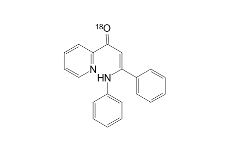 [18]O-(Z)-3-Phenyl-3-(phenylamino)-1-(pyridin-2-yl)prop-2-en-1-one