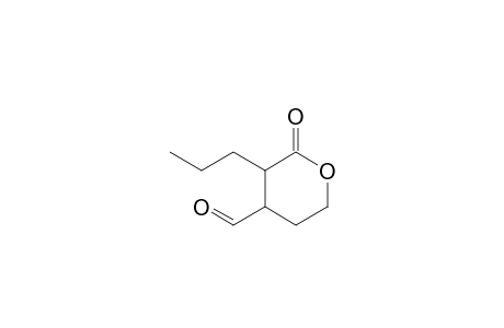 3-Propyl-2-oxotetrahydro-1H-pyran-4-carbaldehyde