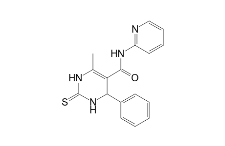 6-Methyl-4-phenyl-N-(pyridin-2-yl)-2-thioxo-1,2,3,4-tetrahydropyrimidine-5-carboxamide