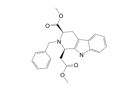 CIS-2-BENZYL-3-(METHOXYCARBONYL)-1-(METHOXYCARBONYL-METHYL)-1,2,3,4-TETRAHYDRO-9H-PYRIDO-[3.4-B]-INDOLE