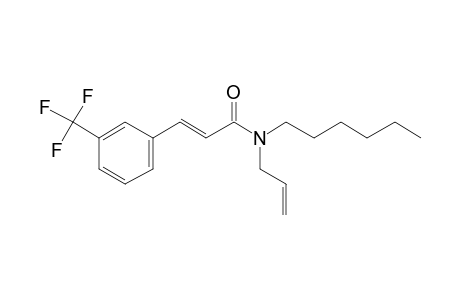 Trans-cinnamamide, 3-trifluoromethyl-N-allyl-N-hexyl-