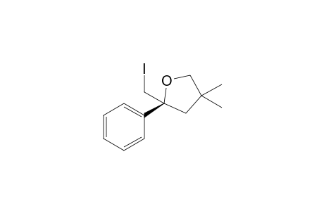 (S)-2-(Iodomethyl)-4,4-dimethyl-2-phenyltetrahydrofuran