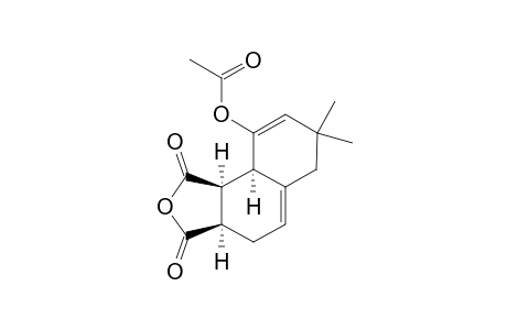 (3aR,9aR,9bS)-7,7-Dimethyl-1,3-dioxo-octahydrobenzo[e]isobenzofuran-9-yl acetate