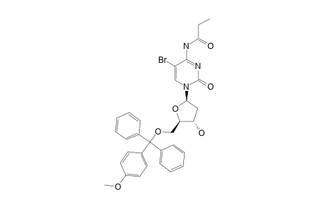 5-BROMO-5'-O-MONOMETHOXYTRITYL-N(4)-PROPANOYL-2'-DEOXY-CYTIDINE