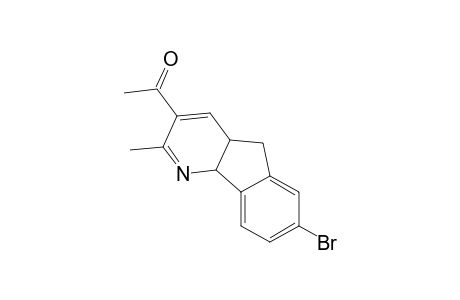 1-(7-Bromo-2-methyl-4a,9b-dihydro-5H-indeno[1,2-b]pyridin-3-yl)ethan-1-one