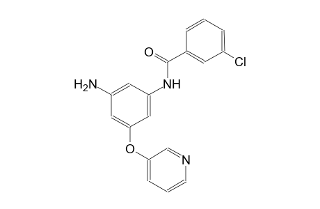N-[3-amino-5-(3-pyridinyloxy)phenyl]-3-chlorobenzamide