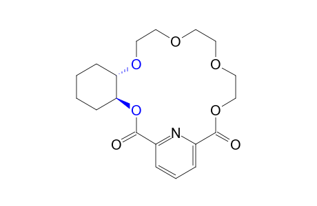 trans-2,3,5,6,8,9,18a,19,20,21,22,22a-dodecahydro-17H-12,16-nitrilo-11H-1,4,7,10,18-benzopentaoxacycloeicosin-11,17-dione