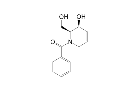 N-Benzoyl-2-(hydroxymethyl)tetrahydropyridine-3-ol