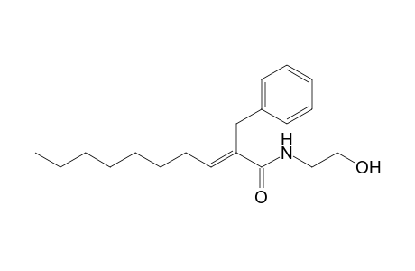 2-Benzyl-N-(2'-hydroxyethyl)-2-decenamide