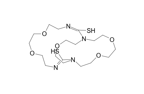 6,9,17,20,25-Pentaoxa-1,3,12,14-tetraazabicyclo[12.8.5]heptacosane-2,13-dithione