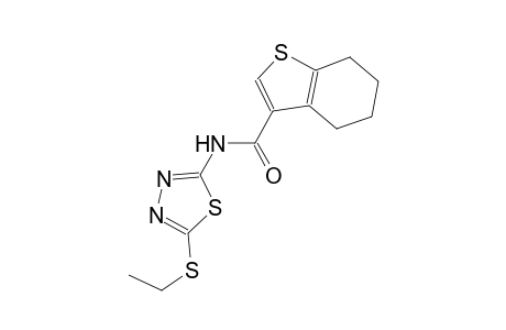 N-[5-(ethylsulfanyl)-1,3,4-thiadiazol-2-yl]-4,5,6,7-tetrahydro-1-benzothiophene-3-carboxamide