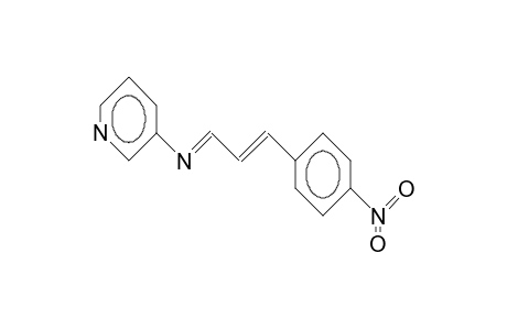 N-(3-[4-Nitro-phenyl]-2-propen-1-ylidene)-3-pyridineamine