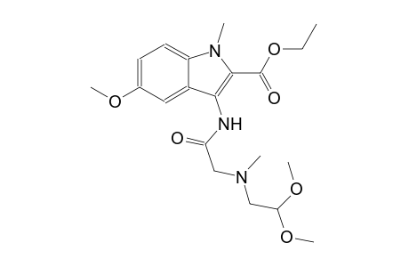 ethyl 3-({[(2,2-dimethoxyethyl)(methyl)amino]acetyl}amino)-5-methoxy-1-methyl-1H-indole-2-carboxylate