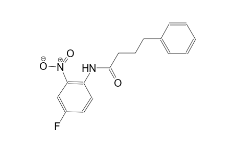 N-(4-fluoro-2-nitrophenyl)-4-phenylbutanamide