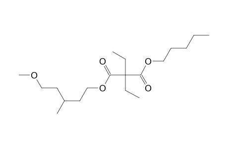 Diethylmalonic acid, 5-methoxy-3-methylpentyl pentyl ester