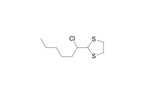 2-(1-Chlorohexyl)-1,3-dithiolane
