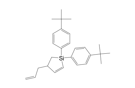 1,1-bis(4-tert-butylphenyl)-4-(2-propenyl)-1-silacyclo-2-pentene