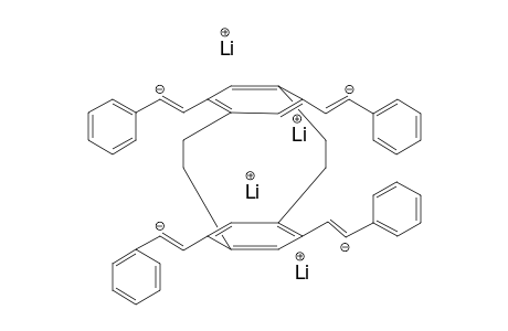 4,7,12,15-TETRASTYRYL-[2.2]-p-CYCLOPHANE-LITHIUM-SALT