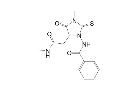 Benzamide, N-(3-methyl-5-methylcarbamoylmethyl-4-oxo-2-thioxoimidazolidin-1-yl)-
