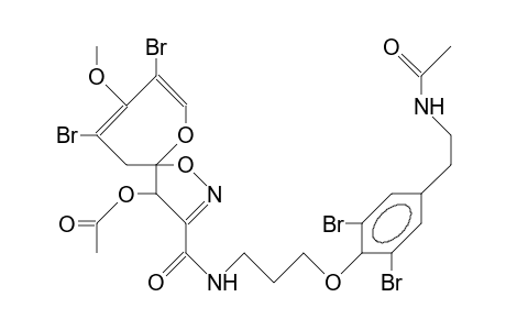 Psammaplysin A acetamide acetate