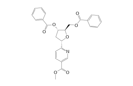METHYL-6-(3',5'-DI-O-BENZOYL-2'-DEOXY-alpha-D-RIBOFURANOSYL)-NICOTINATE;alpha-ISOMER