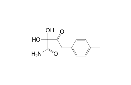 4-(p-tolyl)-2,2-dihydroxy-3-oxobutyramide