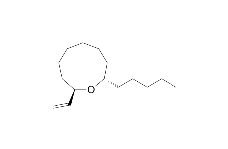 (2R*,9S*)2-Pentyl-9-vinyloxonane